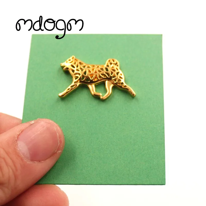 Mdogm Симпатичные броши в виде собаки Шиба-ину и булавки для костюма металлические