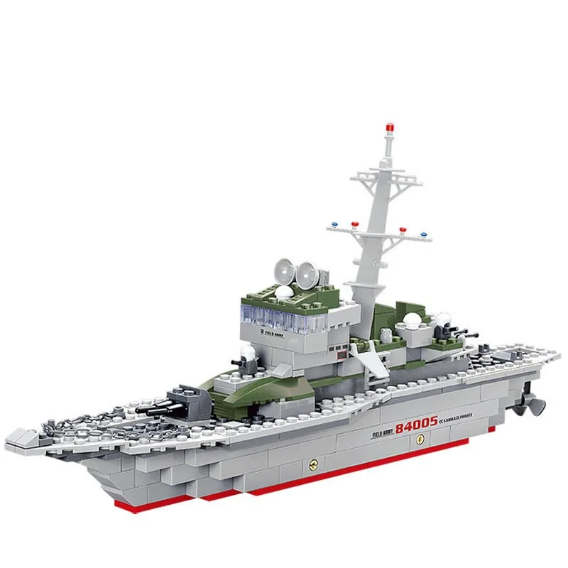 228 шт. Legoings кирпич армейский военный корабль строительные блоки Набор игрушек DIY