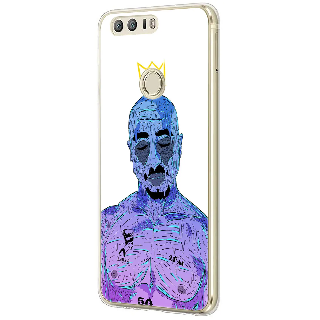 Чехол Lavaza singer 2pac tupac Crown 2 pac Rap для Huawei Y9 Y7 Prime 2019 2018 Honor 20 8A 8X 8 9 9X 10 Lite 7C 7X 7A