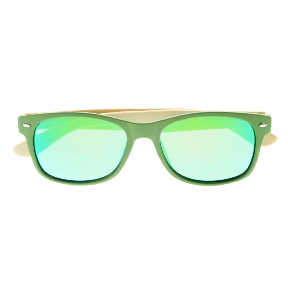 R093 поляризованные очки качественные весенние петли бамбуковые деревянные дужки