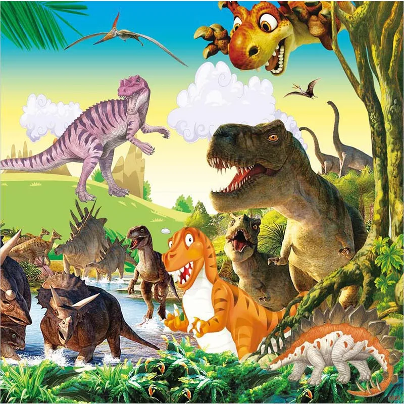 Dinosaurs С Рождеством, 100 шт., головоломка для детей, настольная деревянная игра-головоломка, обучающие игрушки для детей, подарок Санта Клауса - Цвет: Dinosaurs
