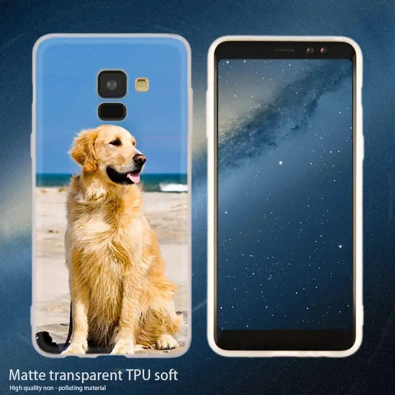 Silicone 4 Собак ретривера Лабрадора чехол для телефона для samsung Galaxy A10 A20 A30 A40 A50 A60 A70 A6 A8 плюс A7 A9 A3 A5 чехол Coque - Цвет: Silicone 4