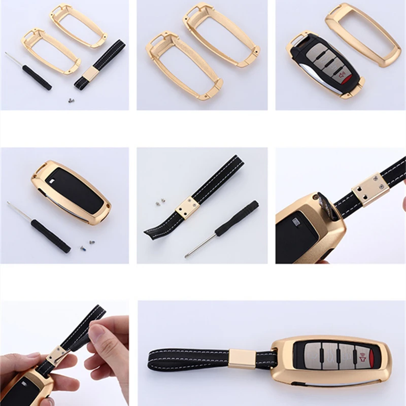 

2020 Aluminum Alloy Key Case For car for Haval F5 F7 New H6 Coupe H2S/H7/M6 Smart Key car Accessories car key case keychain new