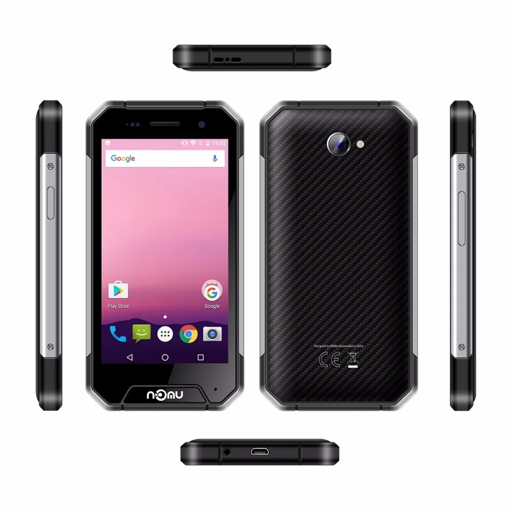 Nomu S30 мини IP68 Водонепроницаемый Android 7,0 мобильный телефон 4," 3 ГБ ОЗУ 32 Гб ПЗУ MTK6737T четырехъядерный 8 Мп пылезащитный 3000 мАч смартфон