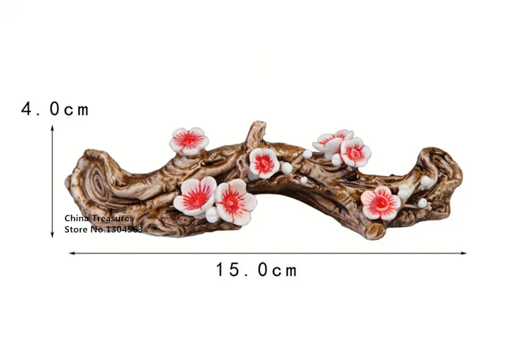 1 шт. ручной работы керамическая расческа держатель Мэй Хуа хиромантом щетка