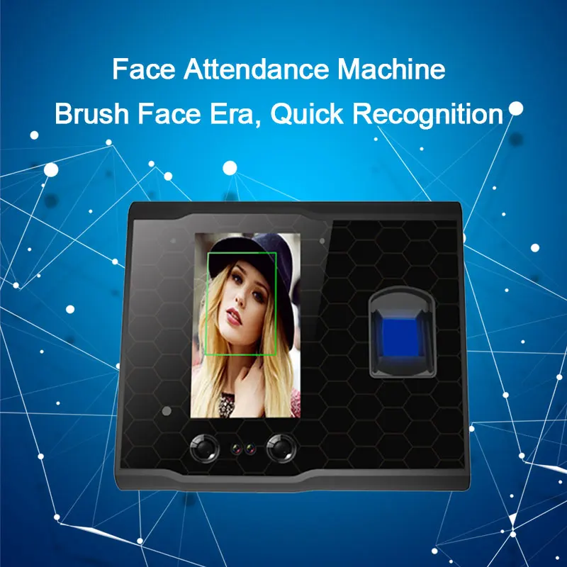 Биометрия лица Фингерпринта система TCP/IP отпечатков пальцев USB контроля доступа