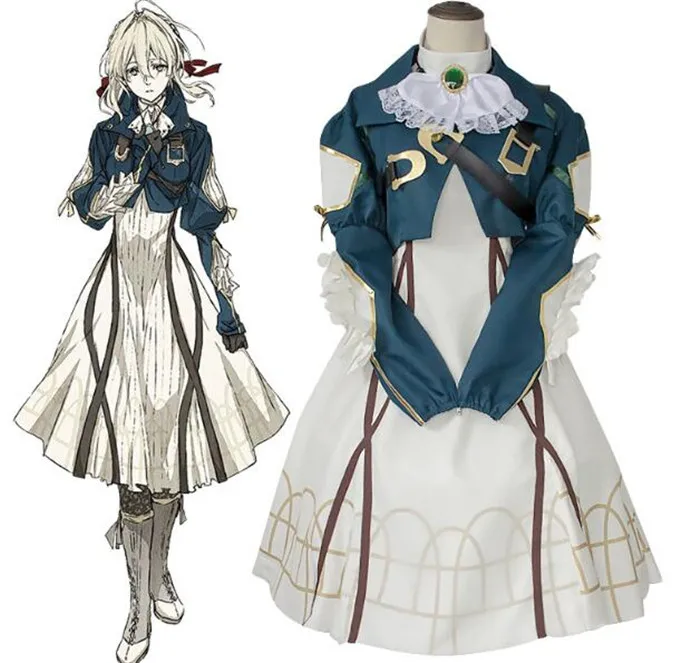 Violet Evergarden Cosplay Costume Anime for Women Halloween A330 | Тематическая одежда и униформа