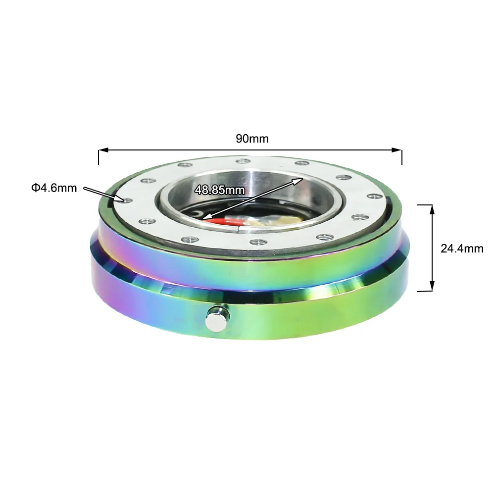 CNSPEED Автомобильный руль quick release Hub тонкая версия 6 отверстие адаптер выхватить Босс Комплект Фиолетовый Синий Золотой Черный YC100951