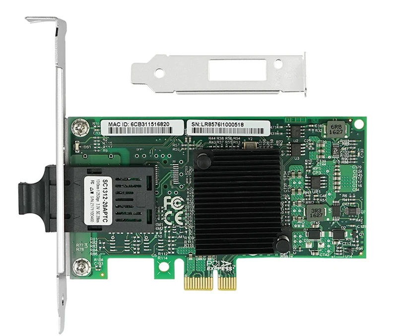 LR-LINK 9260PF-LX gigabit ethernet PCI-Express сетевой адаптер волоконно-оптический для ПК intel 82576 совместимый E1G42EF NIC