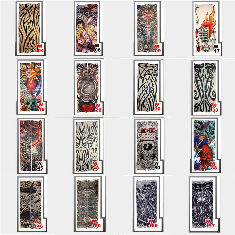 1 шт новая мода татуировки рукава рука грелка унисекс УФ Защита наружные