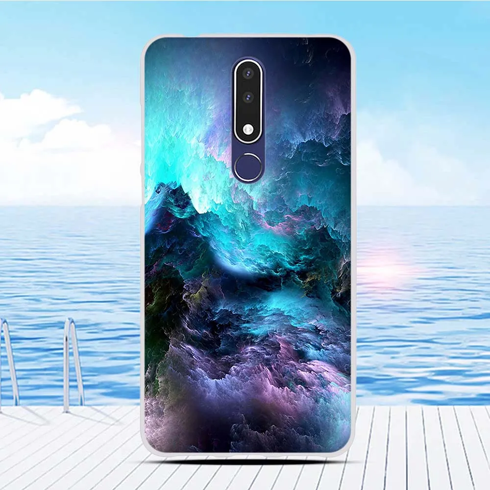Fundas для Nokia 3 1 Plus чехол из ТПУ 2018 милый корпус задняя крышка бампер |