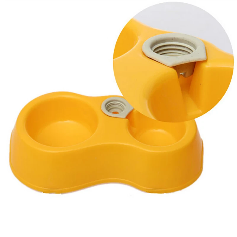 Автоматическая кормушка для собак кошек двойная миска питья большая емкость