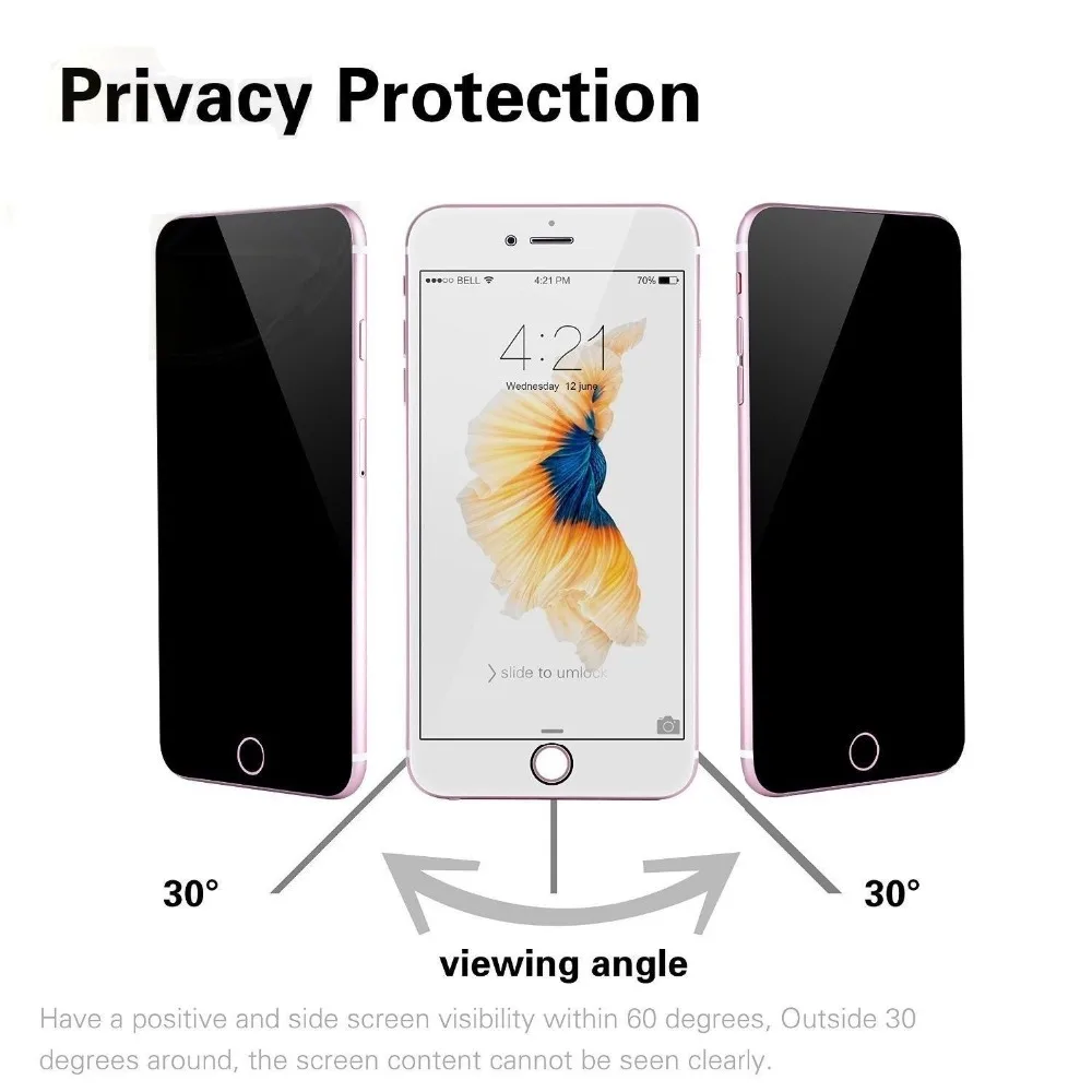 Защитное закаленное стекло HOPCHAM премиум класса для iPhone 6 6s 7 8 Plus 5 5S Защита от