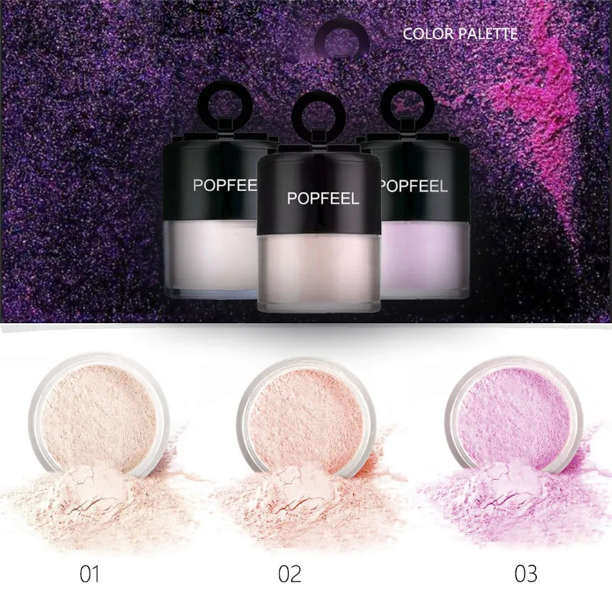 Новая свободная пудра POPFEEL 1 шт. для макияжа яркий цвет матовый порошок
