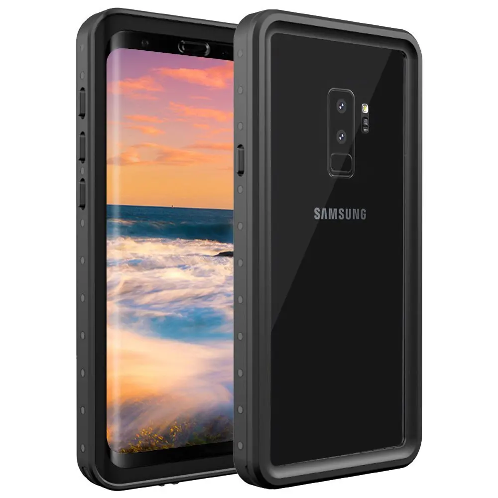 Funda impermeable para Samsung Galaxy S9 plus, carcasa resistente al agua IP68, a prueba de polvo y nieve, con cubierta de identificación táctil