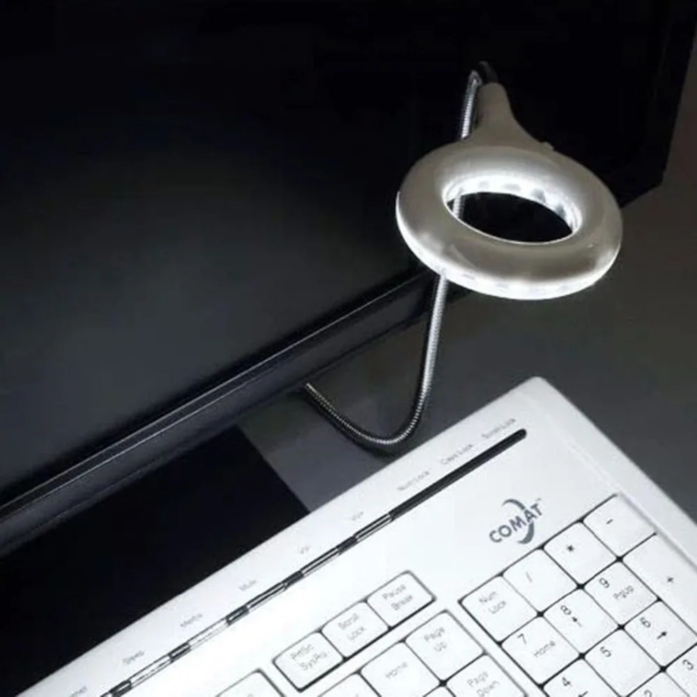 Портативный Яркий USB лампа ночник с переключателем 18 светодиодный гаджеты