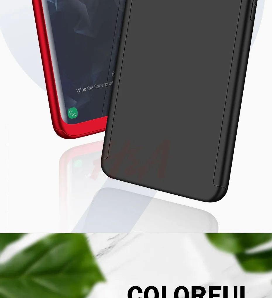 H& A Роскошный 360 Полный Чехол чехол для телефона для samsung Galaxy S10 S9 S8 Plus S7 Edge Note 9 8 10 противоударный чехол S10 lite Fundas Capa