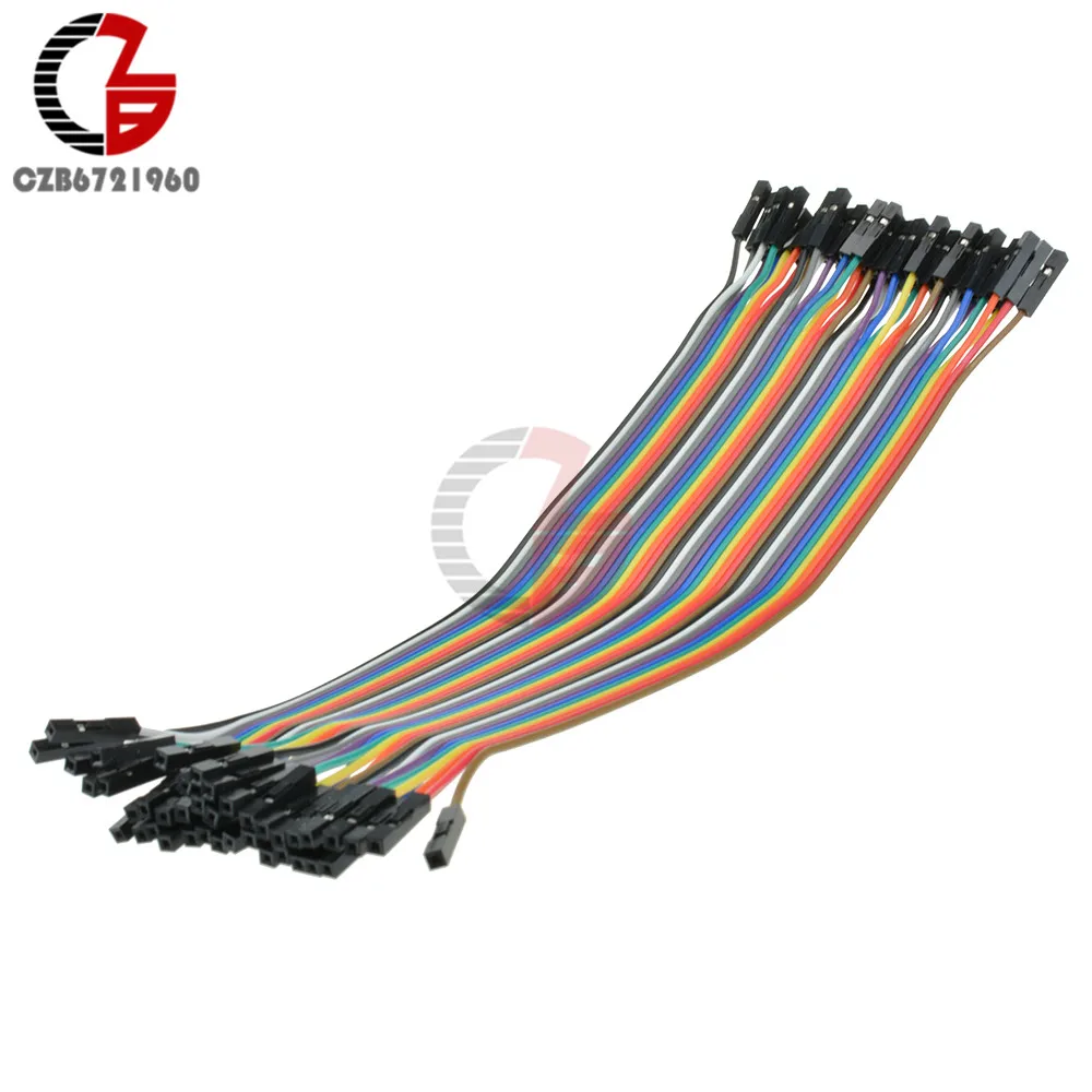 

10 x 40PCS Dupont Wire Color Connector Cable 2.54mm 1P - 1P For Arduino