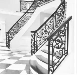

Изготовленные на заказ металлические перила hтаблице 100% ручной работы