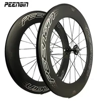Ultralight Carbon Track Clincher Wheels U Shape 25Mm Width 88Mm Depth Roue Fixie Parts Online Bicycle Wheelset Store Hot Selling