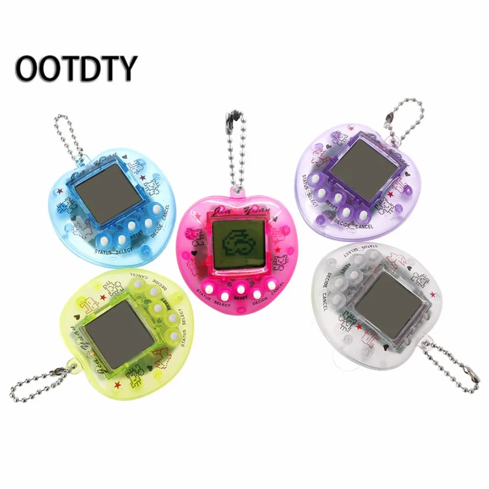 Симпатичные в форме сердца LCD Виртуальная Цифровая Pet электронная игровая машина