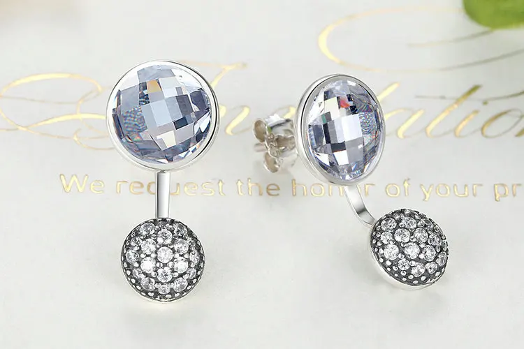 Распродажа 925 серебро Европа перо Кристалл от Swarovski новые модные креативные