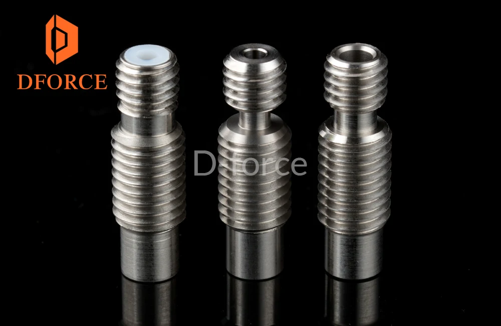 DFORCE Высокое качество настройки Золотой радиатор hotend V6 сопло J-нагревательная головка блок тепловой брейк для E3D hotend для PT100