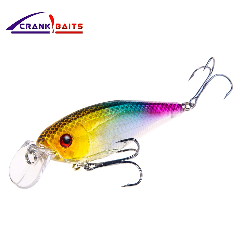 Кривошипные приманки 1 шт. Рыболовная Приманка Minnow Crankbait жесткая приманка плотная