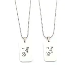 Ожерелье для игрока, 1 игрока, 2 пары, подарок для девушки, парня, Gamer видеоигры, ожерелье для пары