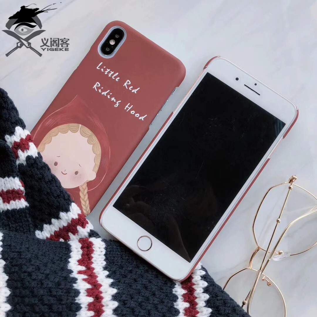 Чехол для Телефона iphone X 8 7 plus случаях ПК Жесткий 6 6s Роскошные комфортно