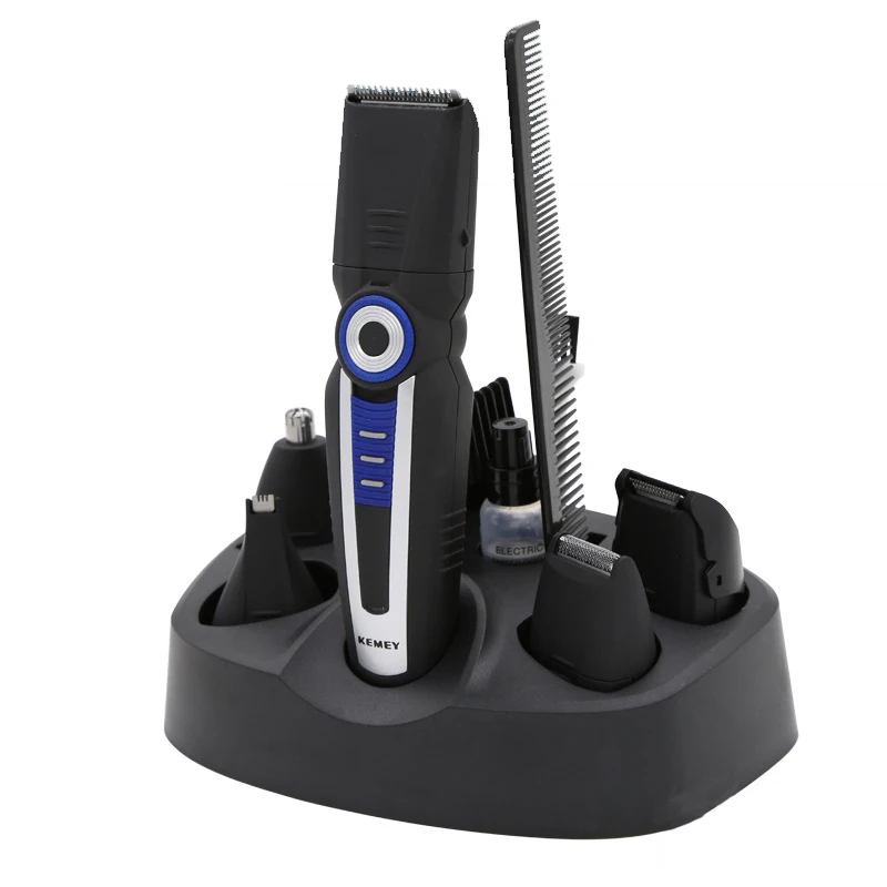 Набор беспроводных лезвий из углеродистой стали 6 в 1 3 Вт электрическая машинка