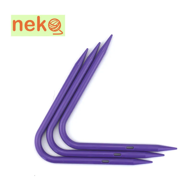 NEKO пластиковая изогнутая двойная заостренная игла для шапки | Дом и сад