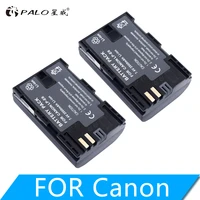 2pcs fully decoded 2000mah lp e6 lp e6 lpe6 camera battery for canon 5d mark ii iii 7d 60d eos 6d for canon accessories