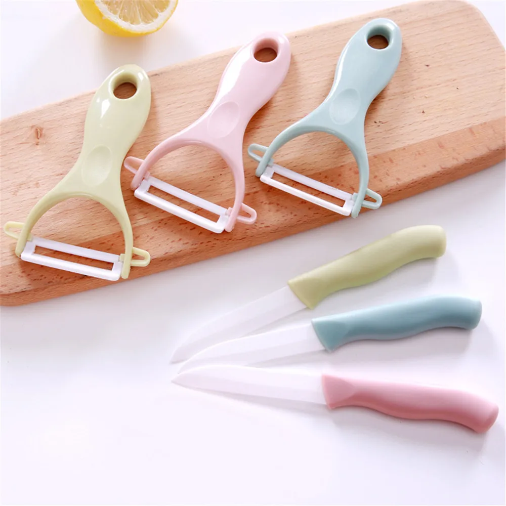 2 предмета нож овощей Керамика фрукты Ножи Кухня аксессуары|Наборы ножей| |