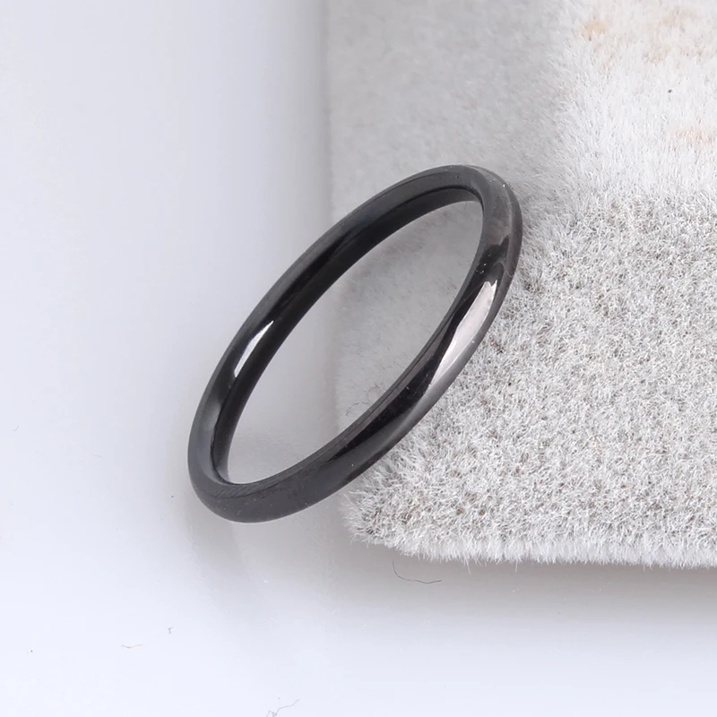 Титановая сталь Женский 2 мм обруч для женщин высокая яркость мужской