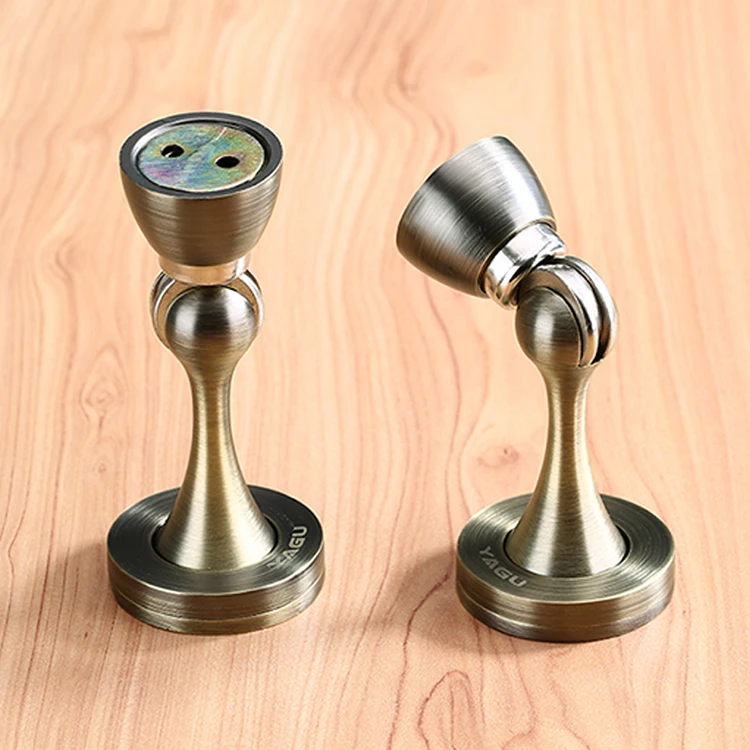 Современный сплав цинка дверные остановки для ванной комнаты/спальни/кухни двери стоп простые двери касания с аксессуарами оборудования