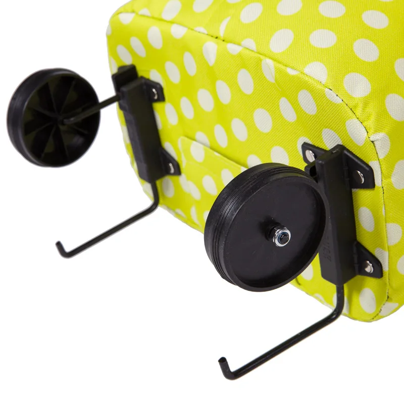 IUX Oxford Foldable Bag New Reusable Shopping Trolley Bags On Wheels on Cart Wholesale | Багаж и сумки
