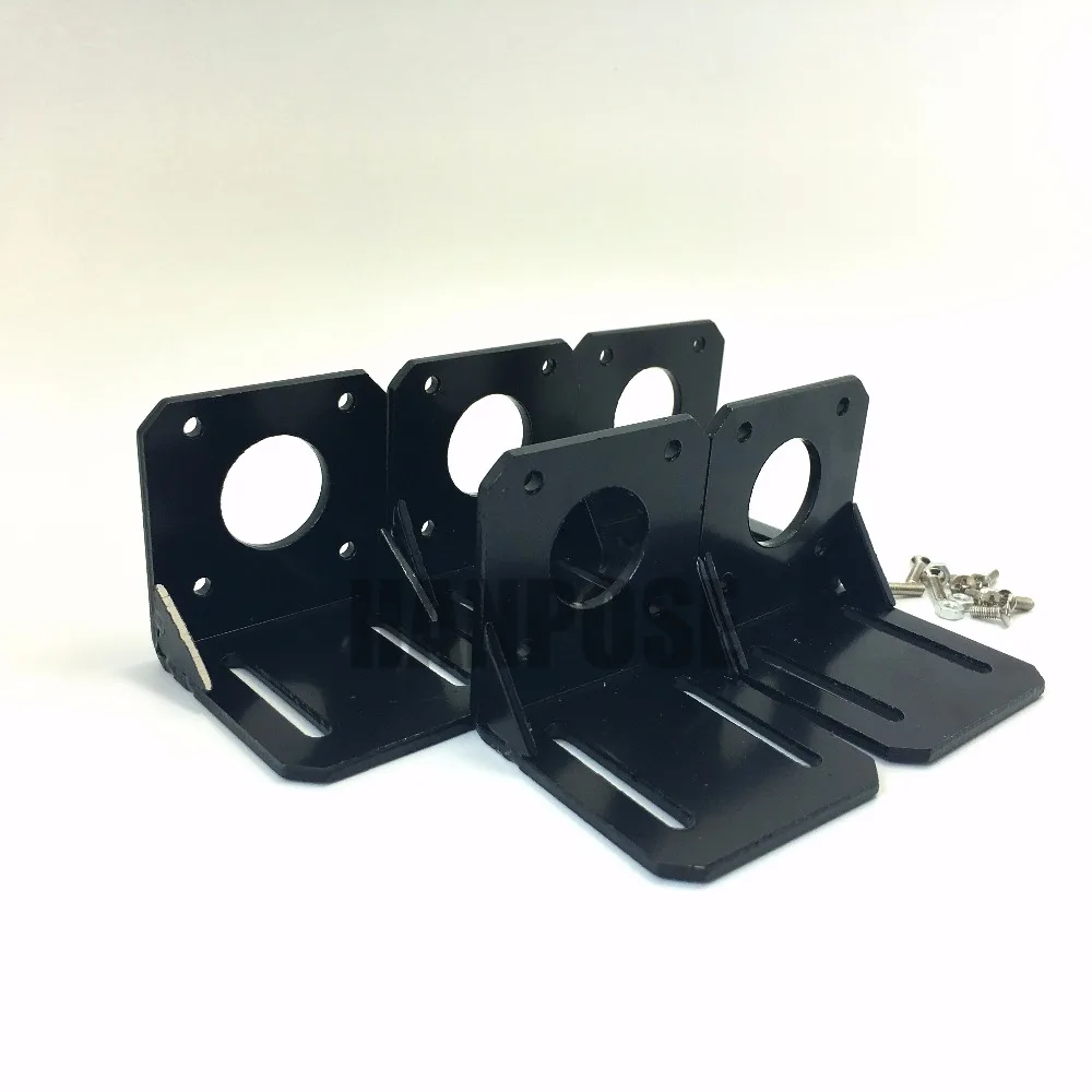 Free shipping 10Pcs Nema 17 3D Printer Parts Makerbot MK8 Stepper Motor Mounting L Bracket Mount Step Stepping for Nema17 motor |