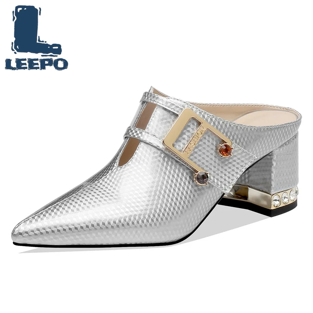 LEEPO/обувь женские босоножки с ремешком на пятке роскошные брендовые Дизайнерские