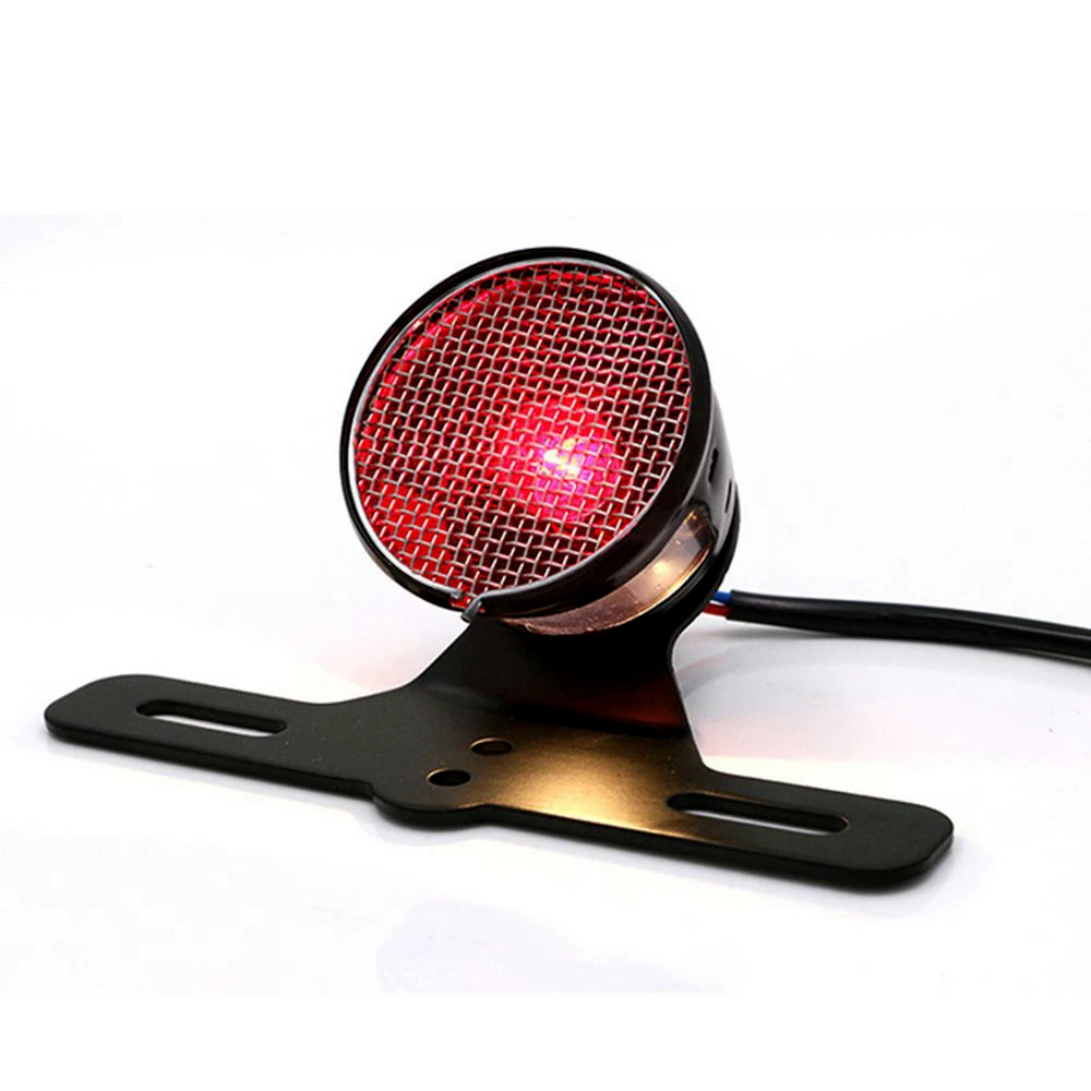 

Motorcycle LED Rear Tail Brake Stop Light Lamp License Plate Holder For Harley Yamaha Custom Bobber Chopper Cruiser Cafe Racer
