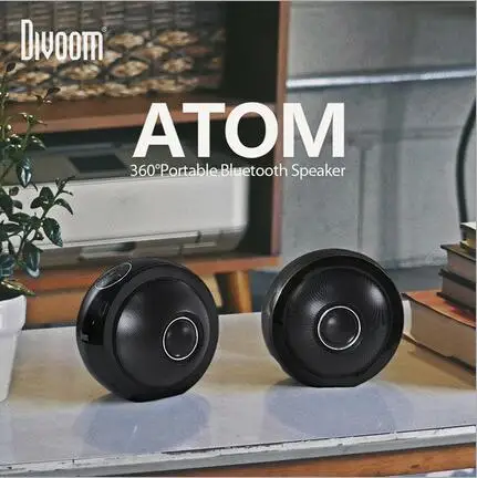 Divoom Atom беспроводной Bluetooth динамик открытый портативный сабвуфер Мобильный