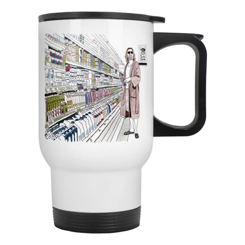 БОЛЬШОЙ ЛЕБОВСКИ dude нержавеющая стальная кружка для путешествий|Вакуумные фляги