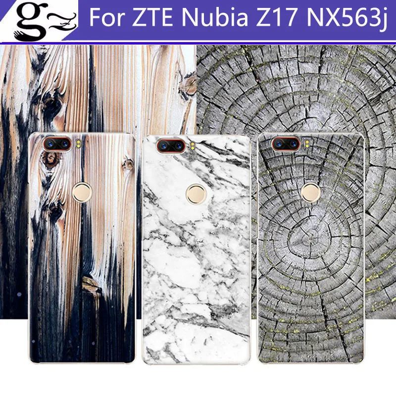 A+Quality for ZTE nubia z17 NX563J Case Purecolor New Arrival Fashion Wood Stripe Series Painting Back Cover For Nubia Z17 | Мобильные