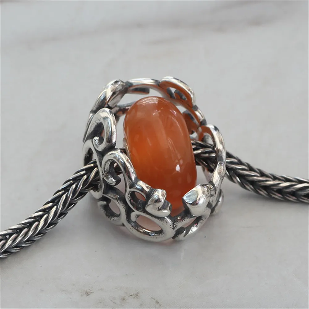 Genuine 925 Sterling Silver Secret Garden Mother's Charm Bead Only Fit European 3.0mm Bracelet Jewelry Not Include | Украшения и