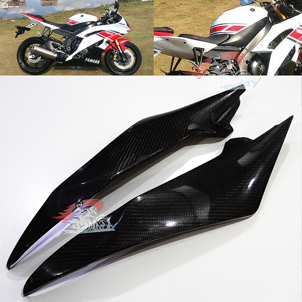 

For YAMAHA YZF R6 2008-2016 09 10 11 12 13 14 15 Motorcycle Carbon Fiber Gas Tank Side Cover Panel Fairing