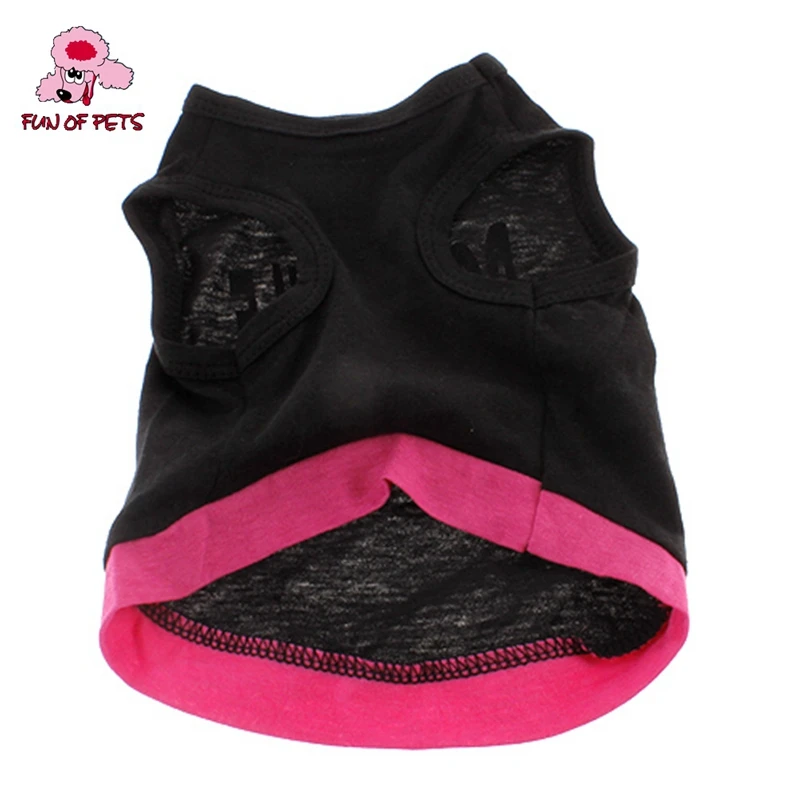 2017 Товары для Собак Правило кошек слюни Стиль жилет собак (XS L) летом черный одежда