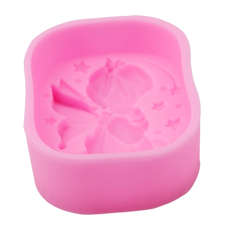3D форма Ангела для девушки натуральное мыло ручной работы мыльница силиконовые