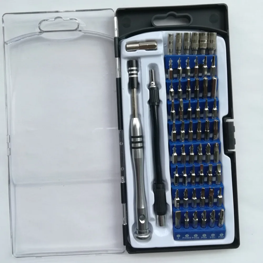 Высококачественный Набор отверток 54 бит 57 в 1 прецизионных для всех ноутбуков