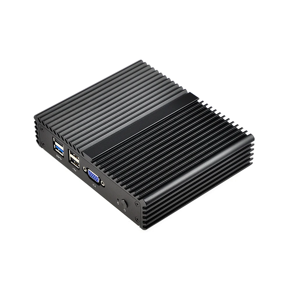 Qotom Mini PC j1900 4 lan pfsense маршрутизатор брандмауэра тонкий клиент x86 безвентиляторный