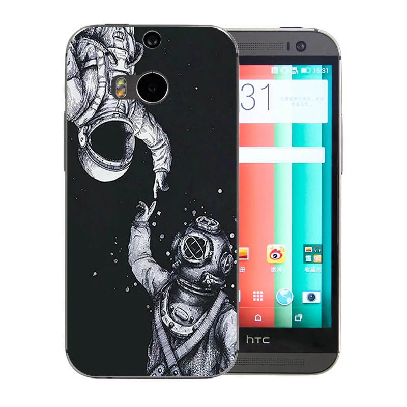 Чехлы для телефонов HTC One M8 мягкий чехол из ТПУ Новый Идеальный дизайн космическая